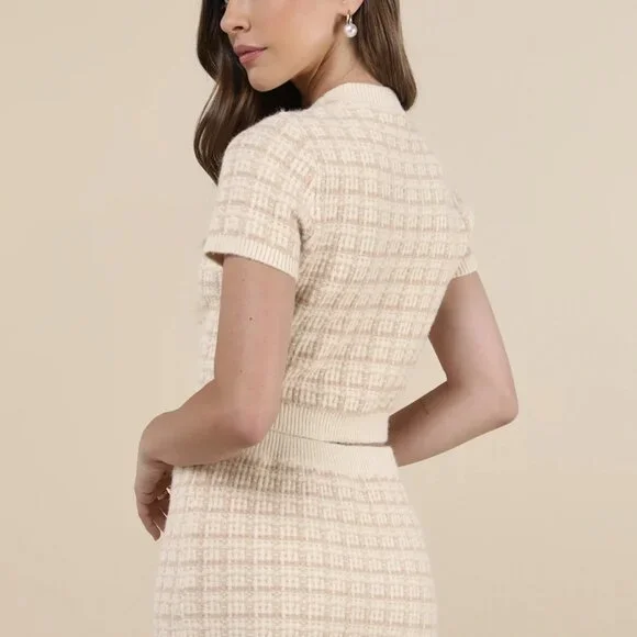 NWT Lulu's Enviably Luxury Two Piece Sweater Dress - Picture 2 of 9